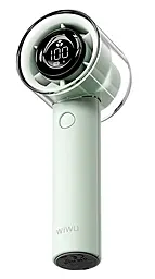 Портативный вентилятор WIWU WI-FS010 Green - фото Портативный вентилятор WIWU WI-FS010 Green
