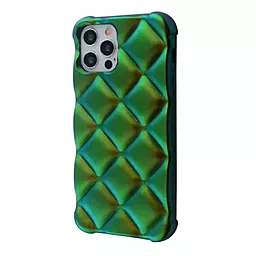 Чехол Wave Pillow Case для Apple iPhone 12, iPhone 12 Pro Green