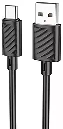 Кабель Hoco X88 Gratified USB-A - Type-C 15w 3a 2м cable Black - фото Кабель Hoco X88 Gratified USB-A - Type-C 15w 3a 2м cable Black