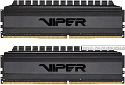 Оперативна пам'ять Patriot DDR4 16GB (2x8GB) 4400 MHz Viper 4 Blackout (PVB416G440C8K)
