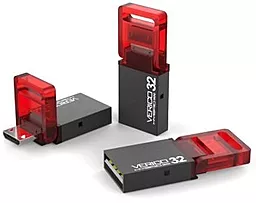 Флешка Verico USB 32Gb Hybrid Mini (1UDOV-RIPK33-NN) Pink