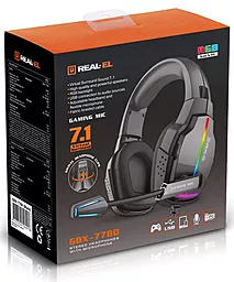 Навушники REAL-EL GDX-7780 Black - мініатюра 14 Навушники REAL-EL GDX-7780 Black - мініатюра 14