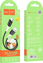 Кабель USB Hoco X82 Silicone USB Type-C Cable Black - миниатюра 4