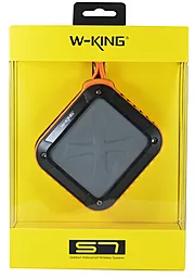 Колонки акустические W-King S7 Black/Orange - миниатюра 7