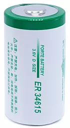 Батарейка Forte ER34615 (Li-SOCl2) 1шт - мініатюра 2