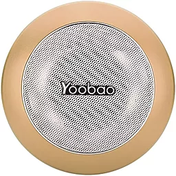Колонки акустические Yoobao Bluetooth Mini Speaker YBL-201 Gold - миниатюра 2