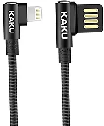 Кабель iKaku KSC-028 USB-A - Lightning 12w 2.8a 1м cable Black - фото Кабель iKaku KSC-028 USB-A - Lightning 12w 2.8a 1м cable Black