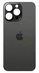 Задня кришка корпусу Apple iPhone 15 Pro Max (big hole) Black Titanium