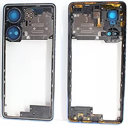 Рамка корпусу Tecno Camon 20 / Camon 20 Pro зі склом камери Serenity Blue - фото Рамка корпусу Tecno Camon 20 / Camon 20 Pro зі склом камери Serenity Blue