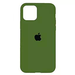 Чохол Silicone Case Full для Apple iPhone 12, iPhone 12 Pro Army Green