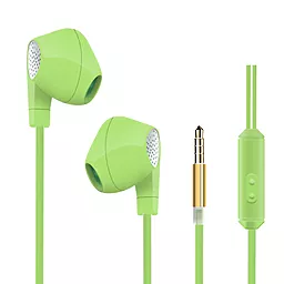 Навушники HeyDr W-2 Wired Earphones Green