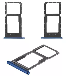 Слот (лоток) SIM-карти Huawei P Smart 2019 (POT-LX1) / Honor 10 Lite (HRY-LX1) Sapphire Blue