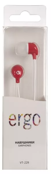 Наушники Ergo VT-229 Red - фото 3