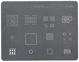 BGA трафарет (для реболлинга) (PRC) P3001 для Apple iPhone 4 - фото BGA трафарет (для реболлинга) (PRC) P3001 для Apple iPhone 4