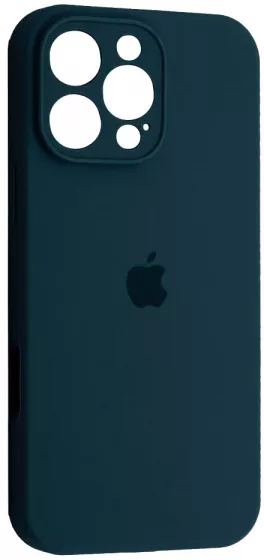 Чехол Silicone Case Full Camera для Apple iPhone 16 Pro Abyss Blue - фото 1