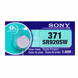 Батарейки Sony SR920SW (371) (370) (171) 1 шт 1.55 V - мініатюра 2
