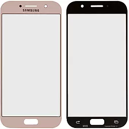 Корпусне скло дисплея Samsung Galaxy A5 A520F 2017 (з OCA плівкою) (original) Pink - фото Корпусне скло дисплея Samsung Galaxy A5 A520F 2017 (з OCA плівкою) (original) Pink