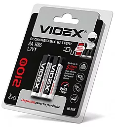 Аккумулятор Videx AA (R6) 2100mAh 2шт