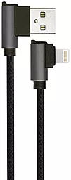 Кабель Jellico USB-A - Lightning 10w 1м cable Black