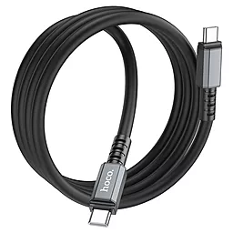 Кабель USB PD Hoco X85 Strength 60W USB Type-C - Type-C Cable Black - миниатюра 3