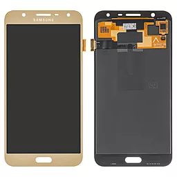 Дисплей Samsung Galaxy J7 Neo J701 с тачскрином, оригинал, Gold