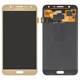 Дисплей Samsung Galaxy J7 Neo J701 з тачскріном, оригінал, Gold - фото Дисплей Samsung Galaxy J7 Neo J701 з тачскріном, оригінал, Gold