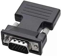 Відео конвертер HDMI to VGA + 3.5mm audio Black EasyLife - фото Відео конвертер HDMI to VGA + 3.5mm audio Black EasyLife