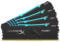 Оперативна пам'ять Kingston DDR4 32GB (4x8GB) 3600MHz HyperX Fury RGB (HX436C17FB3AK4/32)