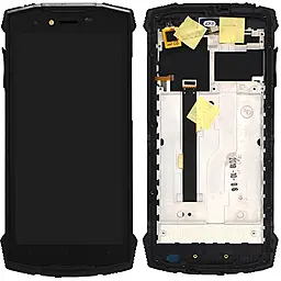 Дисплей DOOGEE S55, S55 Lite з тачскріном і рамкою, оригінал, Black - фото Дисплей DOOGEE S55, S55 Lite з тачскріном і рамкою, оригінал, Black