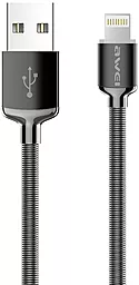 USB Кабель Awei CL-25 0.3M Lightning Cable Dark Gray