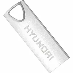 Флешка Hyundai Bravo Deluxe 16GB USB 2.0 (U2BK/16GAS) Metal Silver