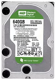 Жесткий диск WD Caviar Green 640GB SATA 2 (WD6400AACS_) - фото Жесткий диск WD Caviar Green 640GB SATA 2 (WD6400AACS_)