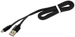 Кабель Walker C755 USB-A - micro USB 12w 2.4a 1м cable Black - фото Кабель Walker C755 USB-A - micro USB 12w 2.4a 1м cable Black