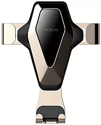 Держатель Rock Universal Gravity Air Vent Car Mount Gold - фото Держатель Rock Universal Gravity Air Vent Car Mount Gold