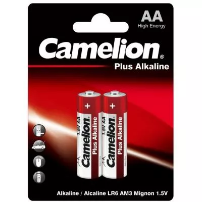 Батарейки Camelion Plus Alkaline AA / LR6 BL 2шт - фото 1