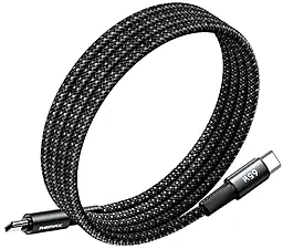 Кабель Remax CB07 USB Type-C - Type-C 65w 3.25a 1.2м PD cable Black - фото Кабель Remax CB07 USB Type-C - Type-C 65w 3.25a 1.2м PD cable Black