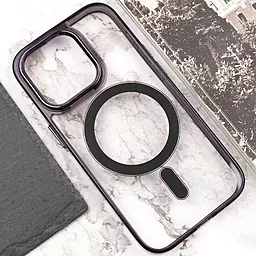 Чехол Epik Iris with MagSafe для Apple iPhone 13 Pro Black - миниатюра 5 Чехол Epik Iris with MagSafe для Apple iPhone 13 Pro Black - миниатюра 5