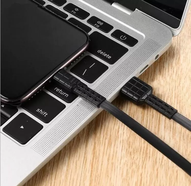 Кабель Remax Armor USB-A - micro USB 12w 2.4a 1м cable Black (RC-116m) - фото 3