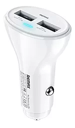 Сетевое зарядное устройство Remax RCC224 2.1a 2xUSB-A ports car charger White - фото Сетевое зарядное устройство Remax RCC224 2.1a 2xUSB-A ports car charger White