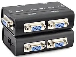Видеокабель VGA 1x4 1440p 60hz black (YT-AS VGA / 4VGA) EasyLife - фото Видеокабель VGA 1x4 1440p 60hz black (YT-AS VGA / 4VGA) EasyLife