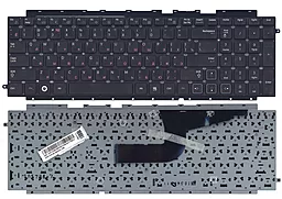 Клавіатура для ноутбуку Samsung RC710 RC711 з частиною корпусу Corps без рамки чорна