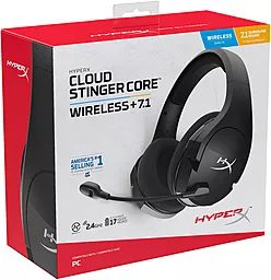Наушники HyperX Cloud Stinger Core Wireless Gaming Headset + 7.1 (HHSS1C-BA-BK/4P4F0AA) - миниатюра 9