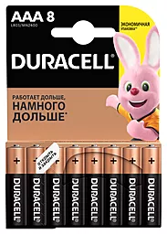 Батарейки Duracell AAА (LR03) MN2400 8шт (81480364)