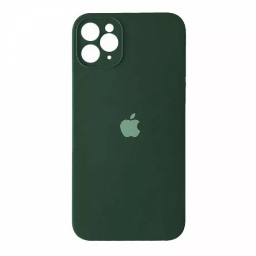 Чехол Silicone Case Full Camera для Apple iPhone 12 Pro Dark green - фото 1