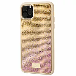 Чехол Bling World Luxury Rainbow Diamond TPU Apple iPhone 12 Pro Max Gold