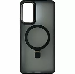 Чехол 1TOUCH Matte Ring-MagSafe для Samsung S24+ Black - фото Чехол 1TOUCH Matte Ring-MagSafe для Samsung S24+ Black