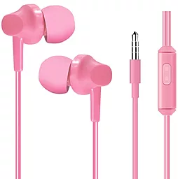 Навушники HeyDr H-97 Wired Earphones Pink - фото Навушники HeyDr H-97 Wired Earphones Pink