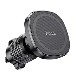Автодержатель магнитный Hoco H34 Cheetah magnetic ring car holder(air outlet) Black