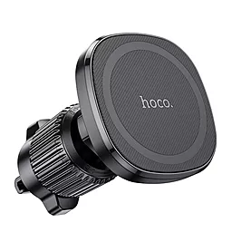 Тримач магнітний Hoco H34 Cheetah magnetic ring car holder Black - фото Тримач магнітний Hoco H34 Cheetah magnetic ring car holder Black