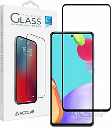 Защитное стекло ACCLAB Full Glue для Samsung Galaxy M52 Black (1283126517532)
